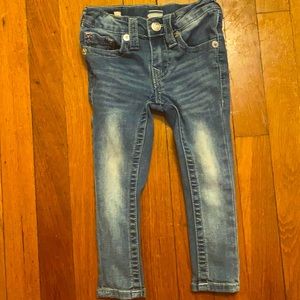 Toddler True Religion jeans. Gently worn. Great condition. No stains or snags.